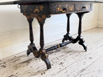An Antique French Lacquered Chinoiserie Sofa Table