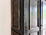 A 19th C Italian Two Door Cupboard with Chinoiserie Decoration