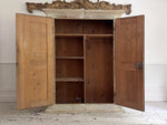 A Late 18th C Painted French Armoire with Reeded Decoration