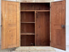 A Late 18th C Painted French Armoire with Reeded Decoration