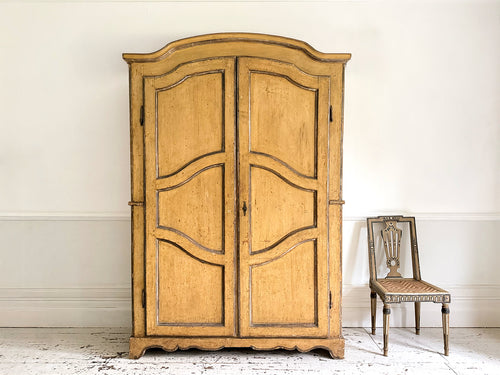A Late 18th Century Italian Armoire with Original Paint