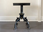 A 19th C Spanish Ebonised Chinoiserie Occasional Table with Shaped Base