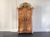 A Petite 18th C Carved Cupboard with Crest