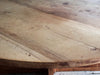 A Huge Circular Estate Made Cedar Wood Dining Table