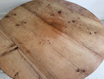 A Huge Circular Estate Made Cedar Wood Dining Table
