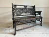 An Ornately Carved Late 19th C Chinese Hardwood Bench