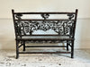 An Ornately Carved Late 19th C Chinese Hardwood Bench