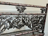 An Ornately Carved Late 19th C Chinese Hardwood Bench