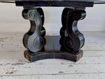 A 1920's Regency Style Ebonised Extending Dining Table