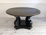 A Late 19th C Ebonised Extending Dining Table