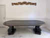 A 1920's Regency Style Ebonised Extending Dining Table