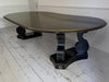 A 1920's Regency Style Ebonised Extending Dining Table