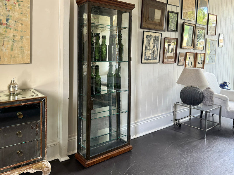 A Late 19th C French Vitrine Display Cabinet