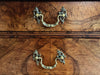 An Early 19th C French Burr Walnut Commode with Arabescato Marble Top