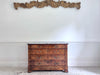 An Early 19th C French Burr Walnut Commode with Arabescato Marble Top