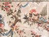 A Triptych of 18th C Chinoiserie Block Printed, Hand Painted Canvas Wall Coverings