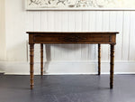 A Late 19th C French Faux Bamboo Writing Table