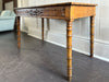 A Late 19th C French Faux Bamboo Writing Table