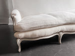 A 19th C French Camel Back Sofa with Serpentine Front