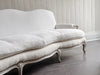 A 19th C French Camel Back Sofa with Serpentine Front