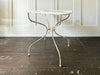 A Late 19th C French Painted Iron Garden Table