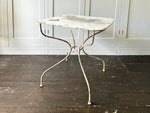 A Late 19th C French Painted Iron Garden Table