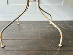 A Late 19th C French Painted Iron Garden Table