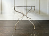 A Late 19th C French Painted Iron Garden Table