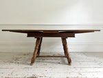 A Late 19th C French Parquetry Drawer Leaf Dining Table