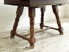 A 19th C Swiss Parquetry Drawer Leaf Dining Table