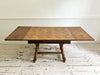 A Late 19th C French Parquetry Drawer Leaf Dining Table