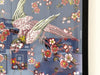 A Colourful 19th C French Wallpaper Panel with Parrots & Flowers