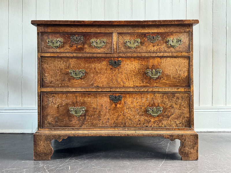 A George III Burr Elm Chest of Drawers with Exceptional Patina