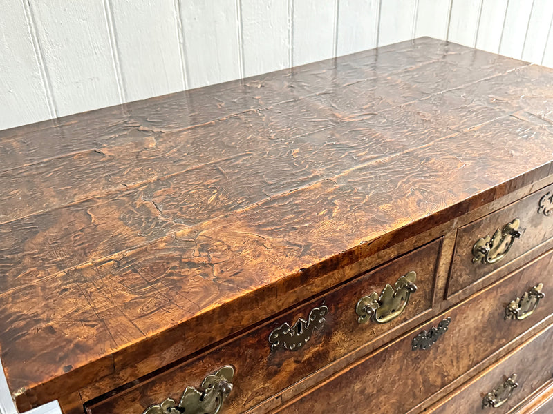 A George III Burr Elm Chest of Drawers with Exceptional Patina