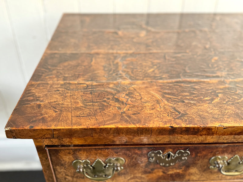 A George III Burr Elm Chest of Drawers with Exceptional Patina