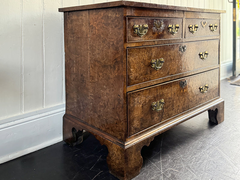 A George III Burr Elm Chest of Drawers with Exceptional Patina