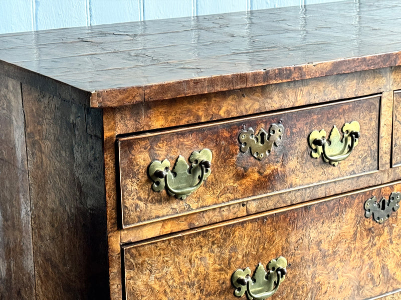 A George III Burr Elm Chest of Drawers with Exceptional Patina