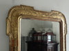 A 19th C Italian Etched Gilt Wood Mirror with Original Plate