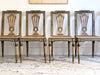 A Set of 18th Century Painted Venetian Dining Chairs