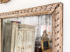 A Very Large 18th C French Carved Ribbon Mirror with Original Plate