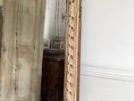 A Very Large 18th C French Carved Ribbon Mirror with Original Plate