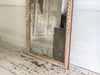 A Very Large 18th C French Carved Ribbon Mirror with Original Plate