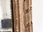 A Very Large 18th C French Carved Ribbon Mirror with Original Plate