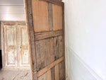 A Very Large 18th C French Carved Ribbon Mirror with Original Plate