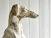 A Large 1920's Italian Painted Terracotta Greyhound