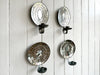 A Pair of Late 19th C Provencal Reflective Wall Sconces - Oval
