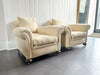 A Large Pair of Early 20th C Country House Armchairs