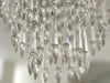 A 1950's Spanish Tiered Glass & Crystal Chandelier