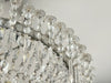 A 1950's Spanish Tiered Glass & Crystal Chandelier