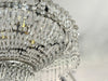 A 1950's Spanish Tiered Glass & Crystal Chandelier